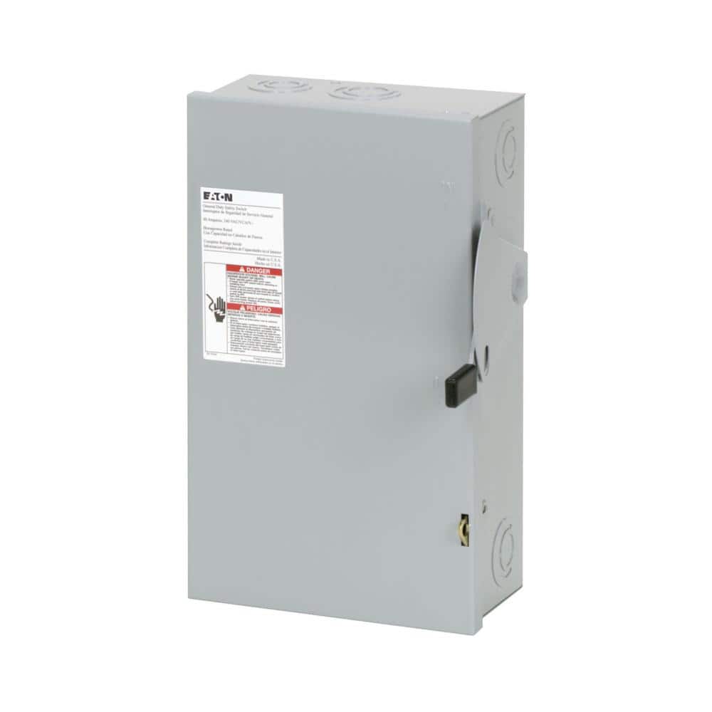 Eaton General Duty 60 Amp Fusible Indoor Safety Switch