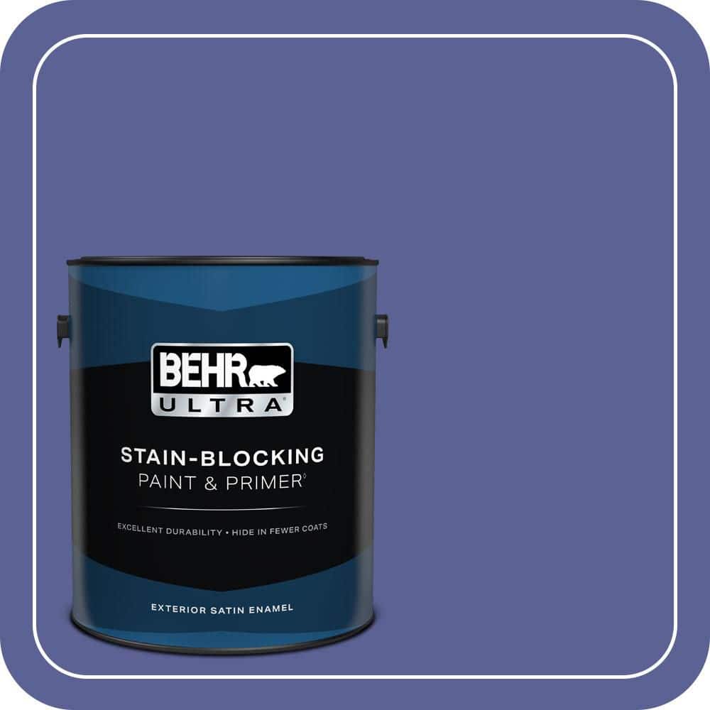 BEHR ULTRA 1 gal. #S-G-620 Wizard Satin Enamel Exterior Paint & Primer
