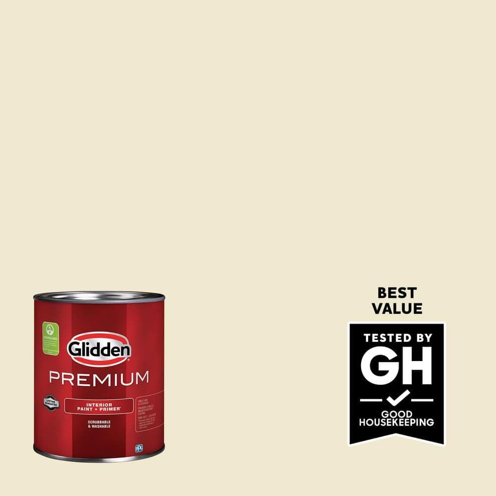 Glidden Premium 1 qt. PPG1091-2 Crescent Moon Eggshell Interior Latex Paint