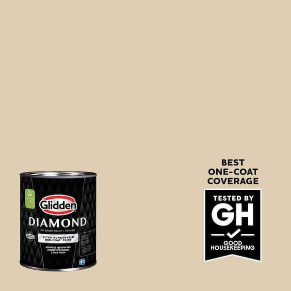 Glidden Diamond 1 qt. PPG1098-3 Sand Fossil Flat Interior Paint with Primer (2)