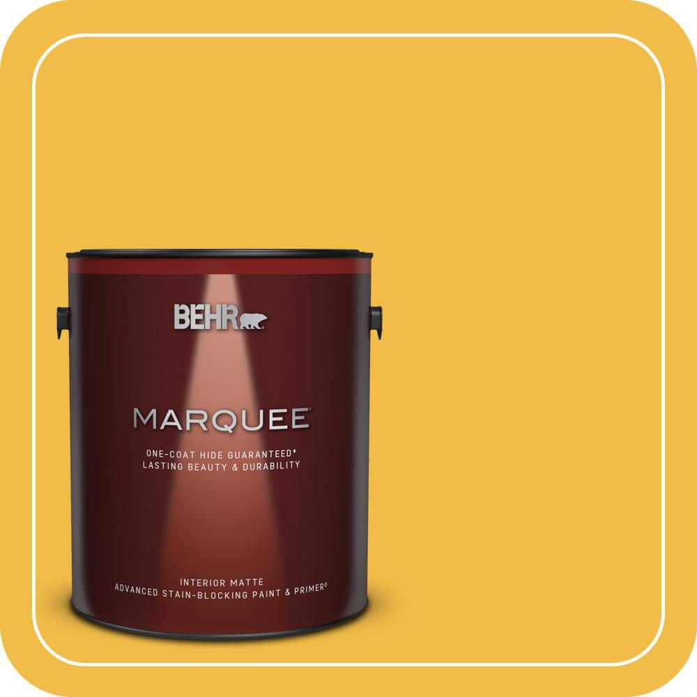 BEHR MARQUEE 1 gal. #P280-6 Bling Bling Matte Interior Paint & Primer