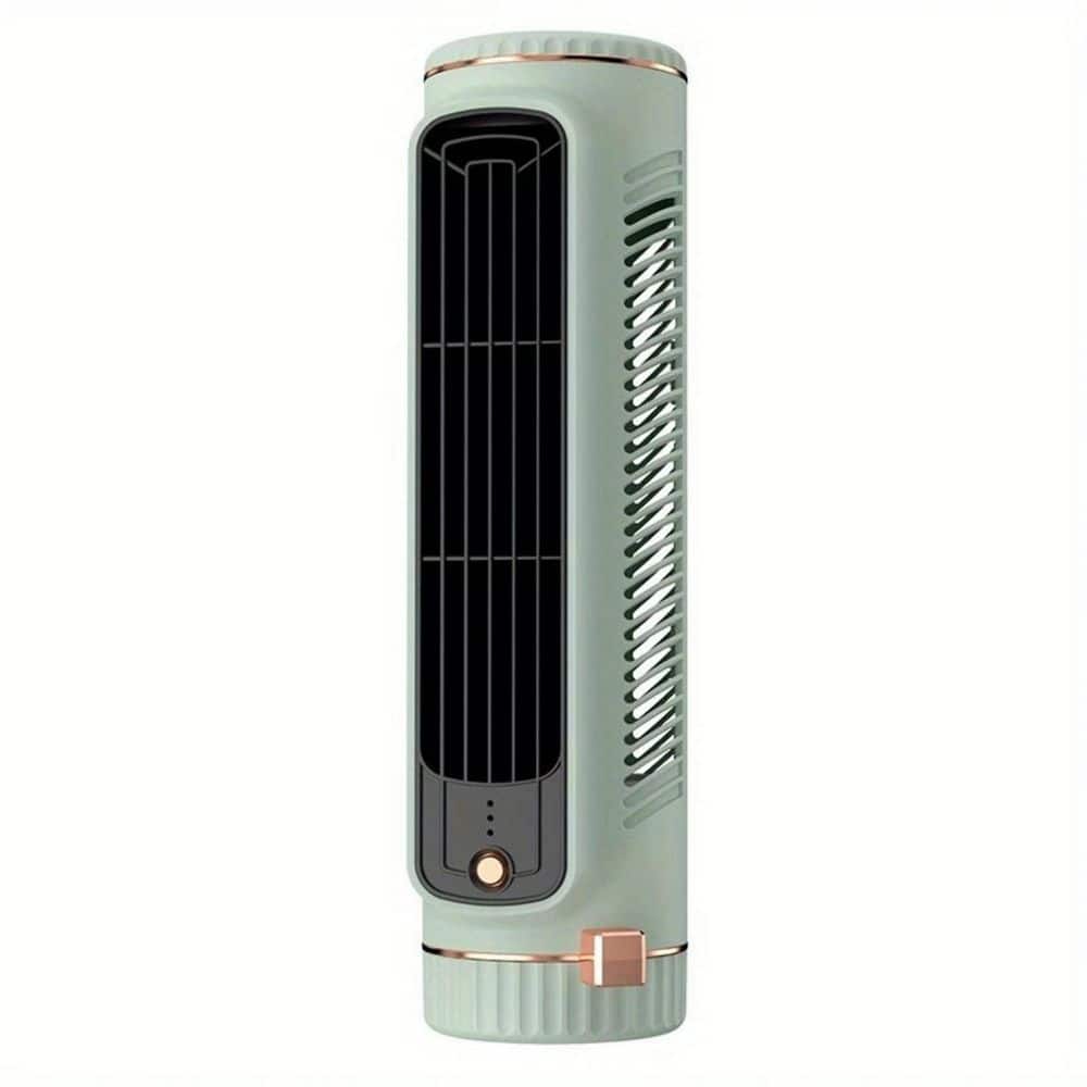 Edendirect 10.6 in. 3 Fan Speeds Tower Fan in Green with Dual-Use, Low Noise Operation (1)