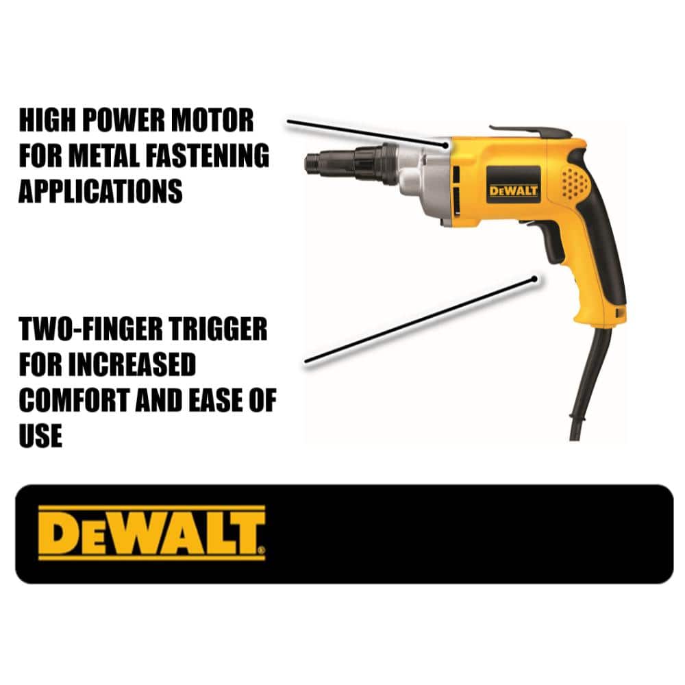 DEWALT 6.5-Amp 2,000 RPM Variable Speed Reversing Versa-Clutch Screw Gun (2)