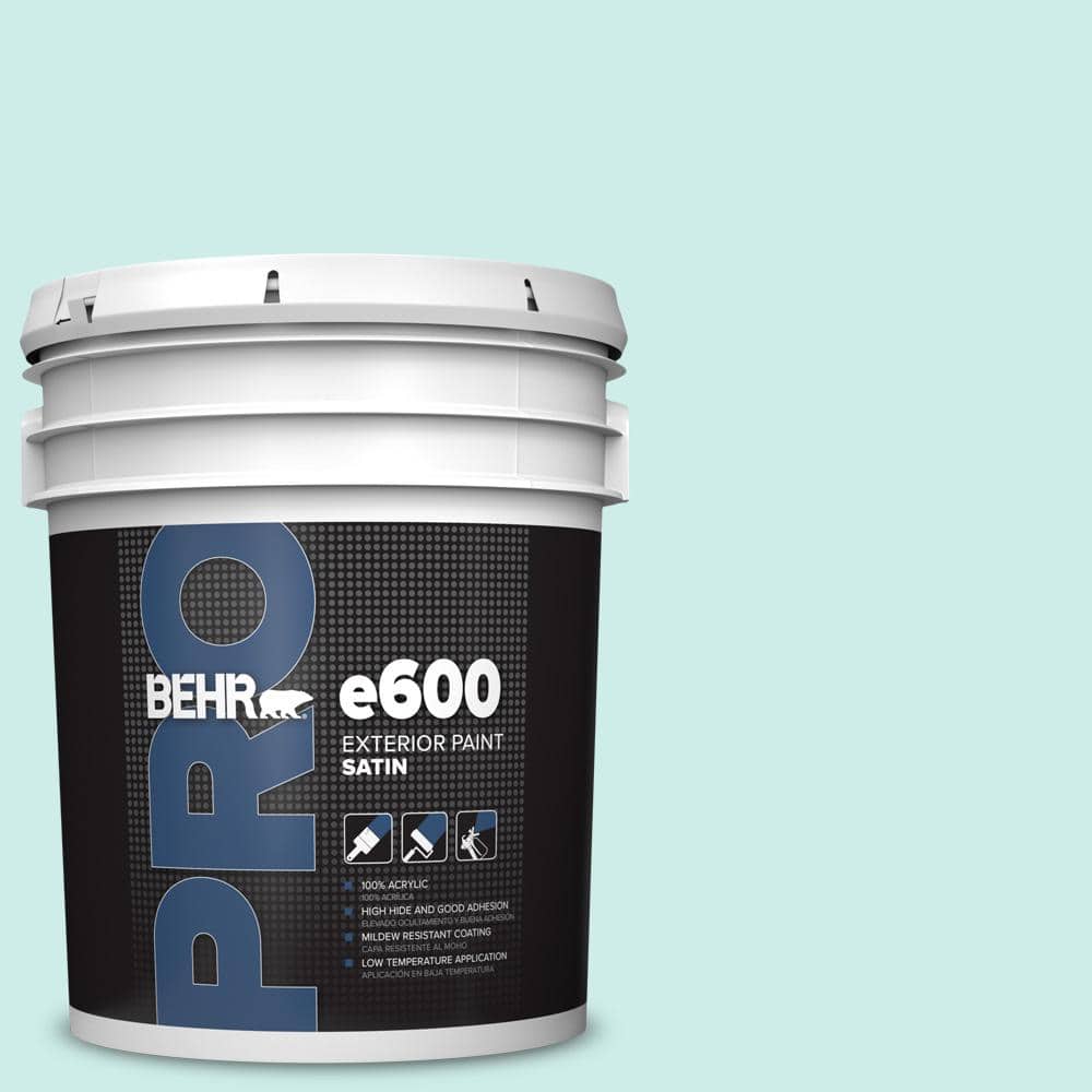 BEHR PRO 5 gal. #500C-3 Spa Satin Exterior Paint