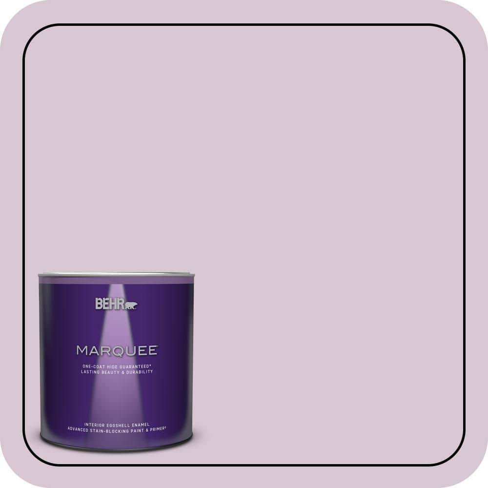 BEHR MARQUEE 1 qt. #680E-3 Rosy Lavender Eggshell Enamel Interior Paint & Primer