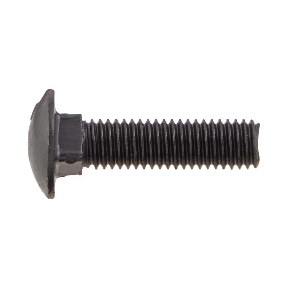 DECKMATE 1/2 in. -13 x 2 in. Black Deck Exterior Carriage Bolt (3)