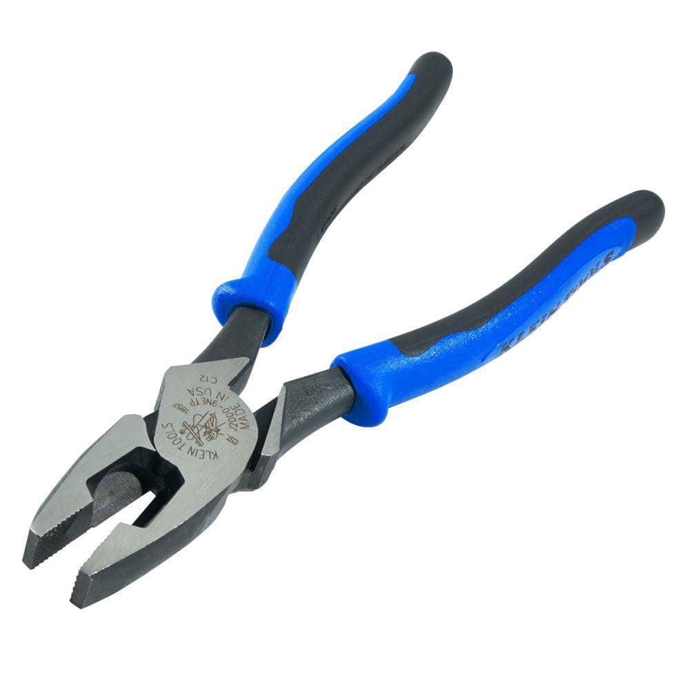 Klein Tools 9 in. Journeyman Heavy Duty Side Cutting Pliers for Fish Tape Pulling (3)
