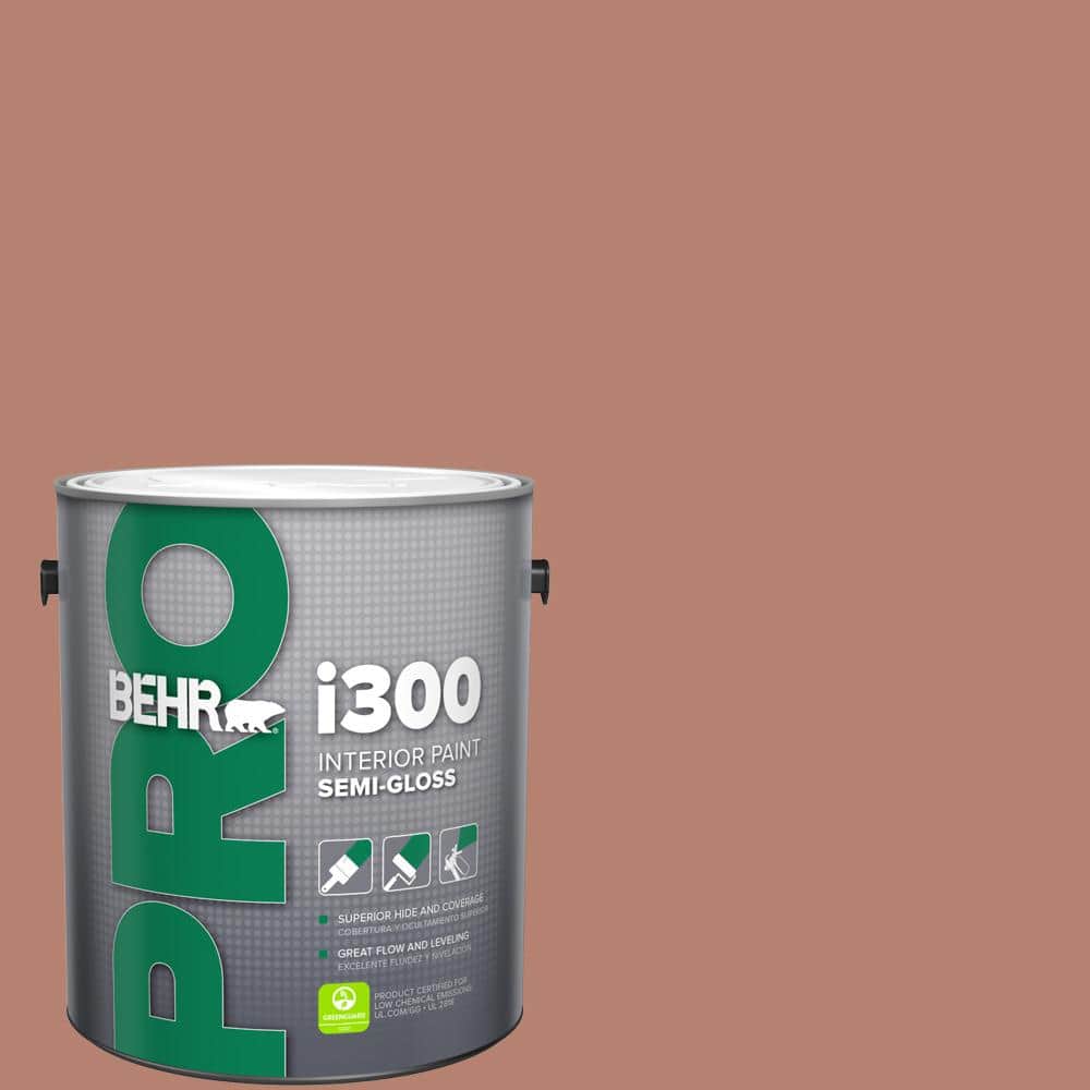 BEHR PRO 1 gal. #S180-5 Auburn Glaze Semi-Gloss Interior Paint