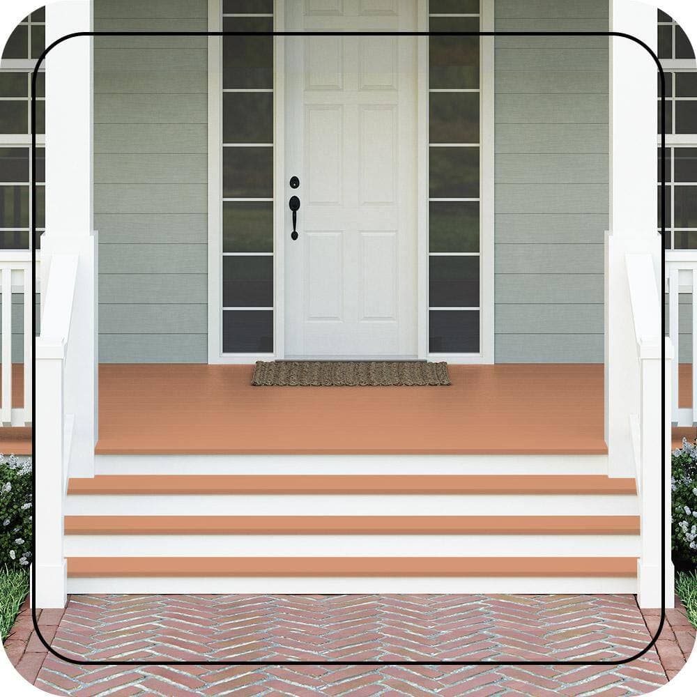 BEHR PREMIUM #M210-5 Textured Low-Lustre Enamel Interior/Exterior Porch and Patio Anti-Slip Floor Paint (2)