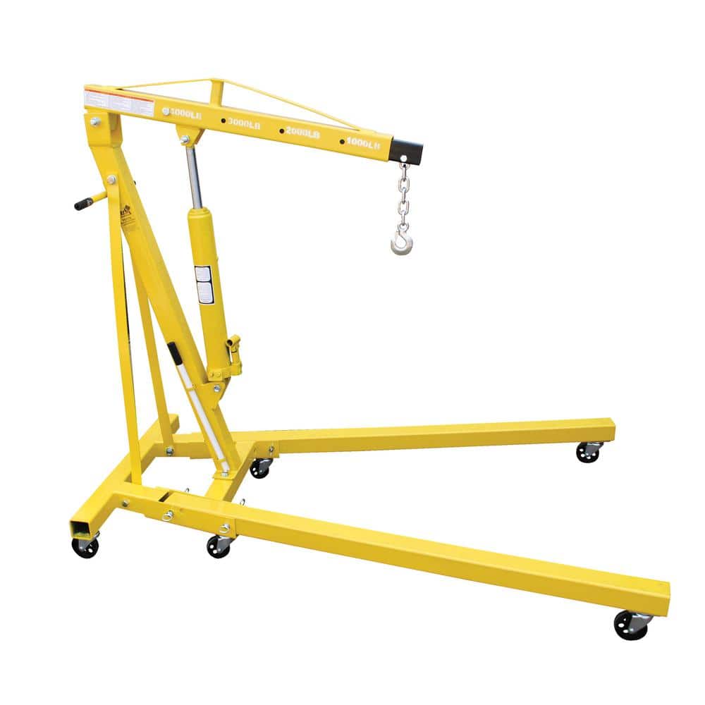 Vestil 4,000 lb. Capacity Engine Hoist with Folding Legs (3)