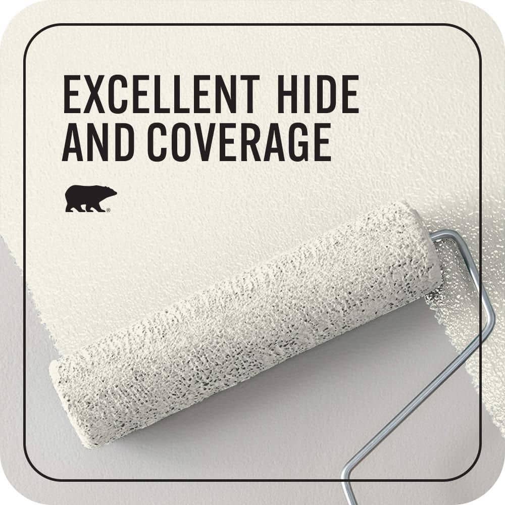 BEHR PREMIUM PLUS Designer Collection #DC-005 Natural White Enamel EcoMix Plant-Based & Primer (2)