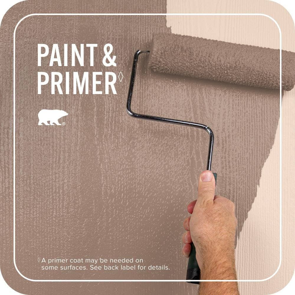 BEHR PREMIUM PLUS 5 gal. #PPU3-14 Tribal Pottery Flat Exterior Paint & Primer (3)