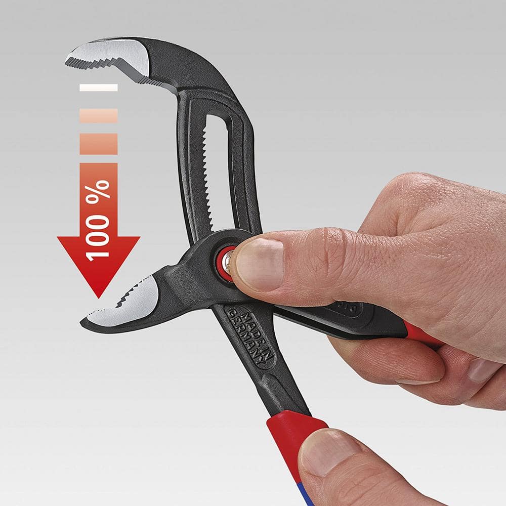 KNIPEX Cobra Series 10 in. QuickSet Water Pump Pliers with Multi-Component Comfort Grip (3)
