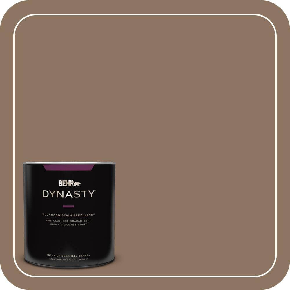 BEHR DYNASTY 1 qt. #700D-6 Belgian Sweet Eggshell Enamel Interior Stain-Blocking Paint & Primer