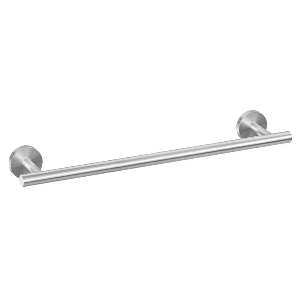 Numhew 1-Piece 18 in. Stainless Steel Towel Bar Towel Rack, Bathroom Wall Mounted Towel Rod Modern Home Decor in Brushed Nickel (1)