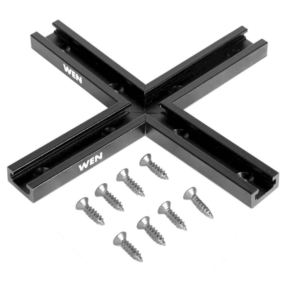 WEN 6 in. Universal T-Track Intersection Kit for Woodworking (1)