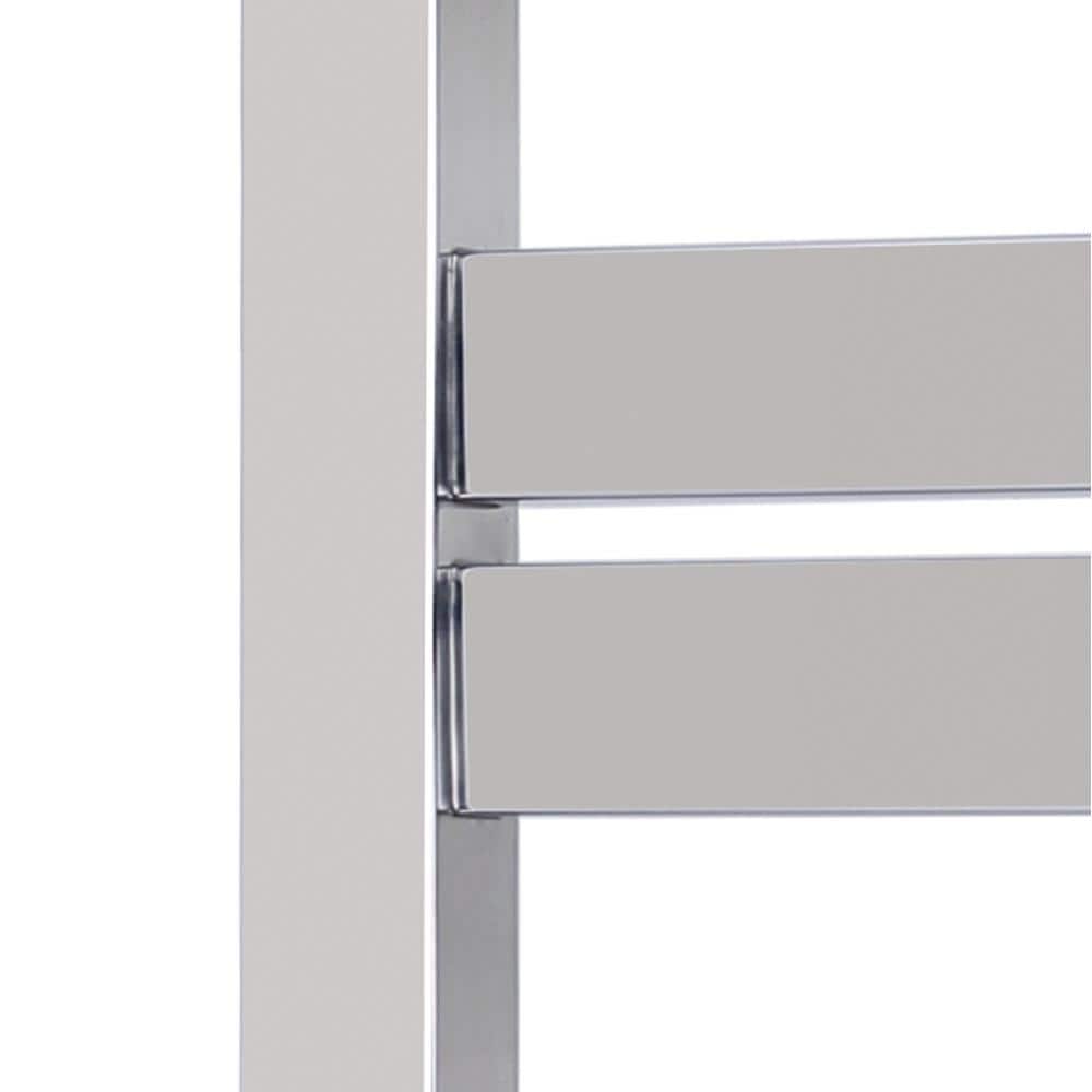 WarmlyYours Elevate Grande 12-Bar Hardwire Electric Towel Warmer in Polished Stainless Steel (2)