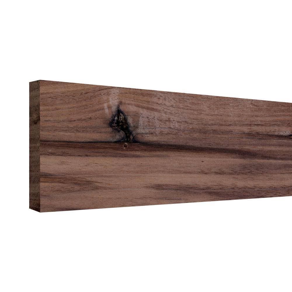 Ornamental Mouldings 0.5 in. D x 5.5 in. W x 48 in. L Unfinished Rustic Walnut Wood Board (1)