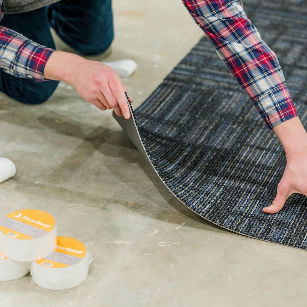 FloorBond 1.89 in. x 50 ft. Indoor/Outdoor Carpet Vinyl Tape Roll (4)