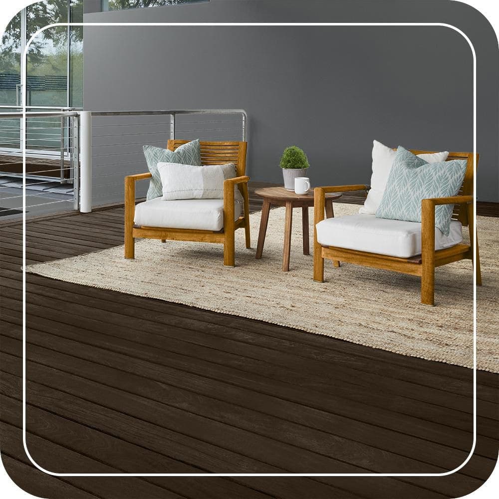 BEHR PREMIUM 1 gal. #ST-102 Slate Semi-Transparent Waterproofing Exterior Wood Stain and Sealer (4)