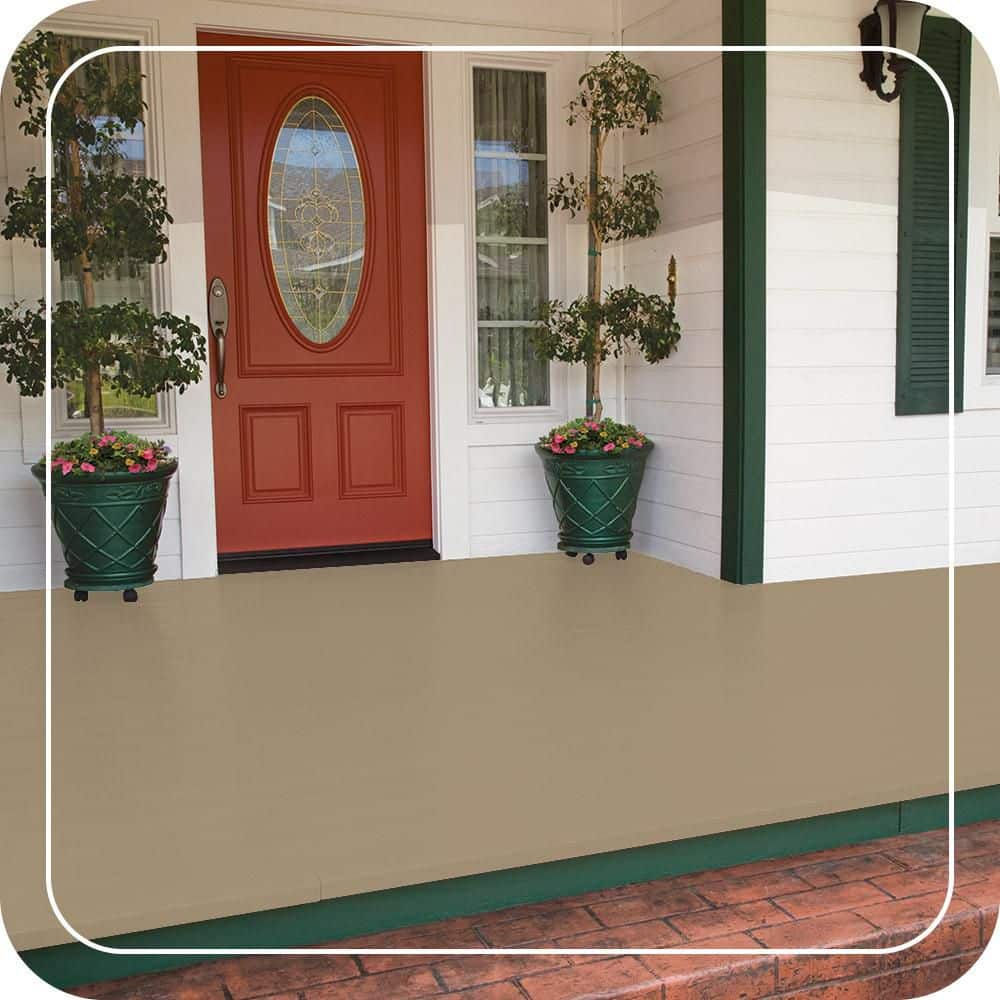 BEHR PREMIUM #PPU7-21 Low-Lustre Enamel Interior/Exterior Porch and Patio Floor Paint (2)