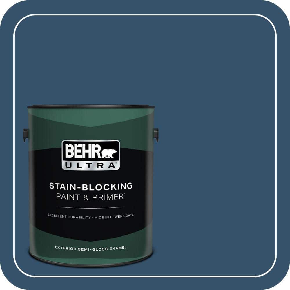 BEHR ULTRA 1 gal. #MQ5-58 Velvet Rope Semi-Gloss Enamel Exterior Paint & Primer