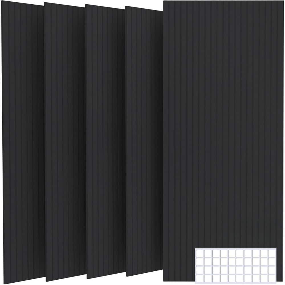 Laybus 48 in. x 24 in. x 0.4 in. Large Acoustic Panels (5-Pack), Sound Dampening Panels, Made of High-Quality Polyester Fiber (1)