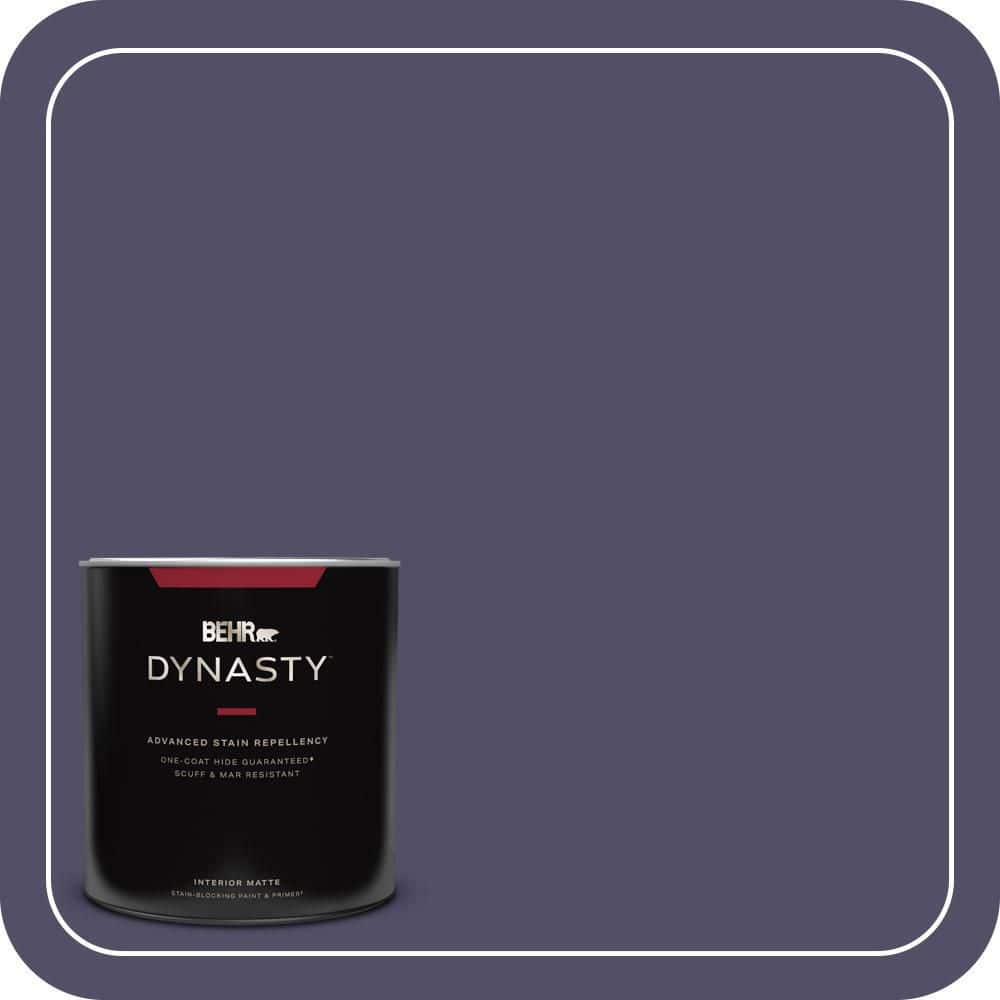 BEHR DYNASTY 1 qt. #PPU16-19 Mardi Gras One-Coat Hide Matte Interior Stain-Blocking Paint and Primer