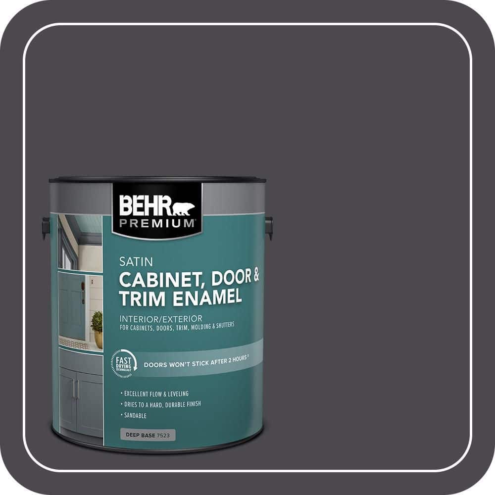 BEHR PREMIUM 1 gal. #ECC-62-2 Cityscape Satin Enamel Interior/Exterior Cabinet, Door & Trim Paint