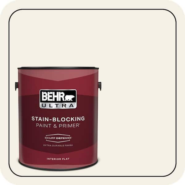 BEHR PREMIUM PLUS #GR-W15 Palais White Enamel & Primer Color Sample (4)