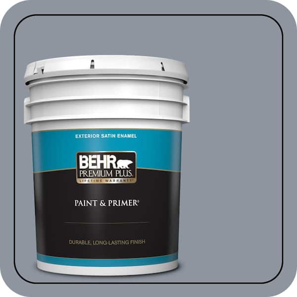 BEHR PREMIUM PLUS #750F-4 Raging Sea Enamel & Primer Color Sample (4)
