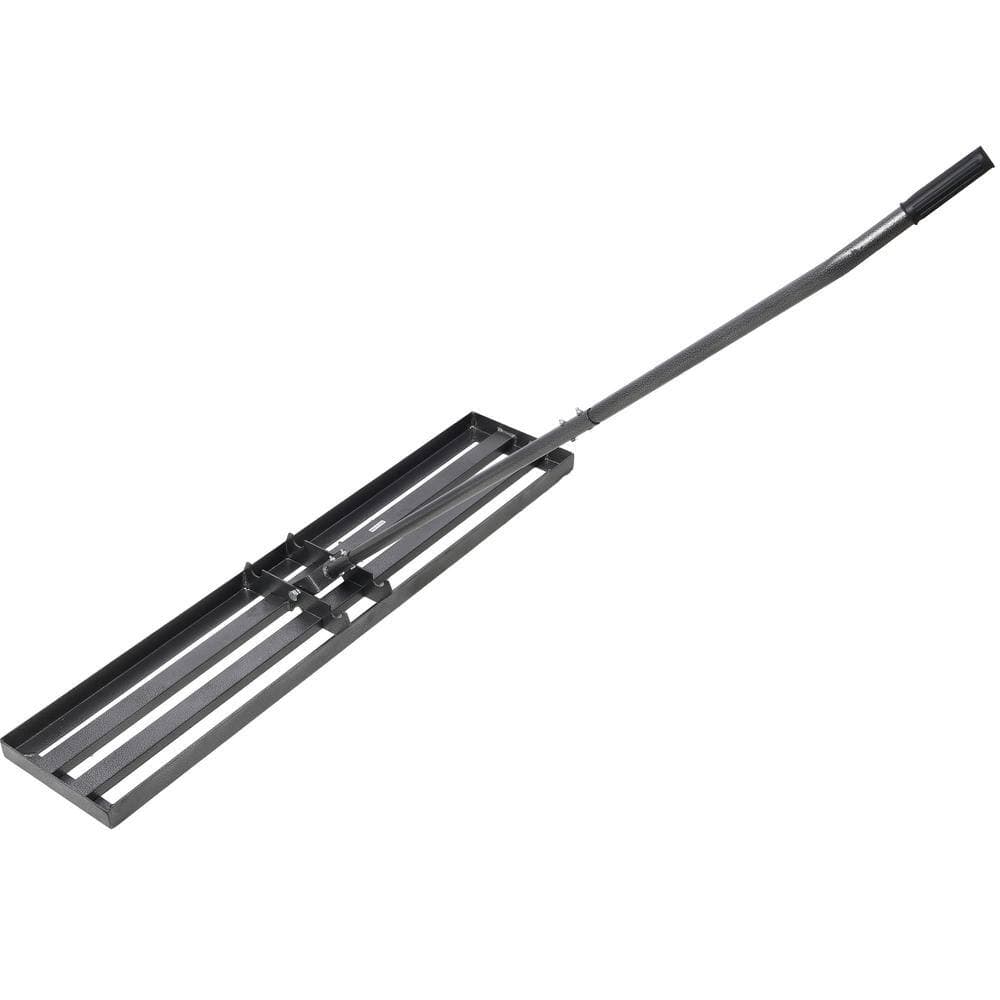 maocao hoom Lawn Leveling Rake, 48"x 10" lawn Leveling Tool, Heavy Duty Effort Saving Lawn Level Tool,7 FT Steel Handle Lawn Leveler (2)