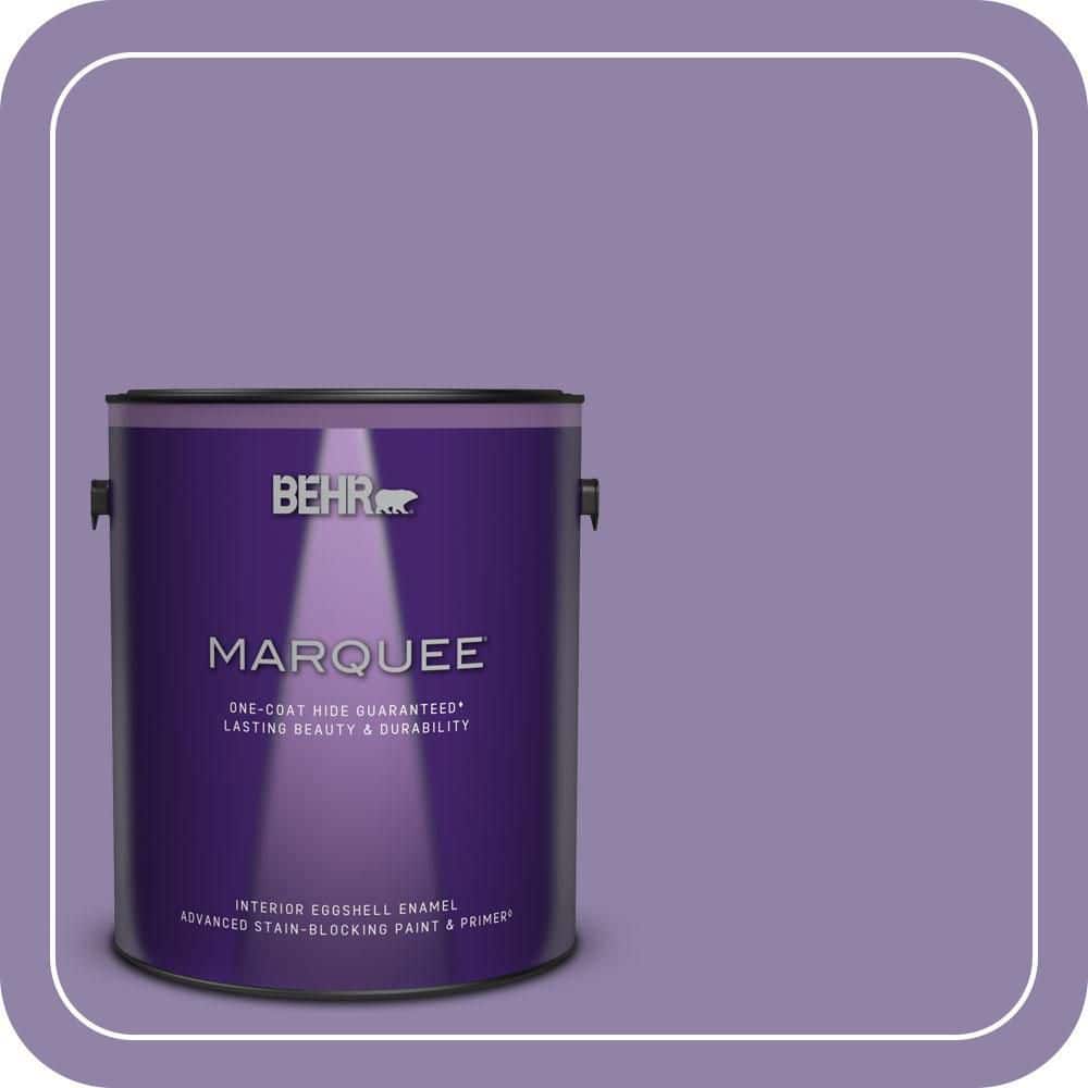 BEHR MARQUEE 1 gal. #650D-5 Fabulous Grape Eggshell Enamel Interior Paint & Primer