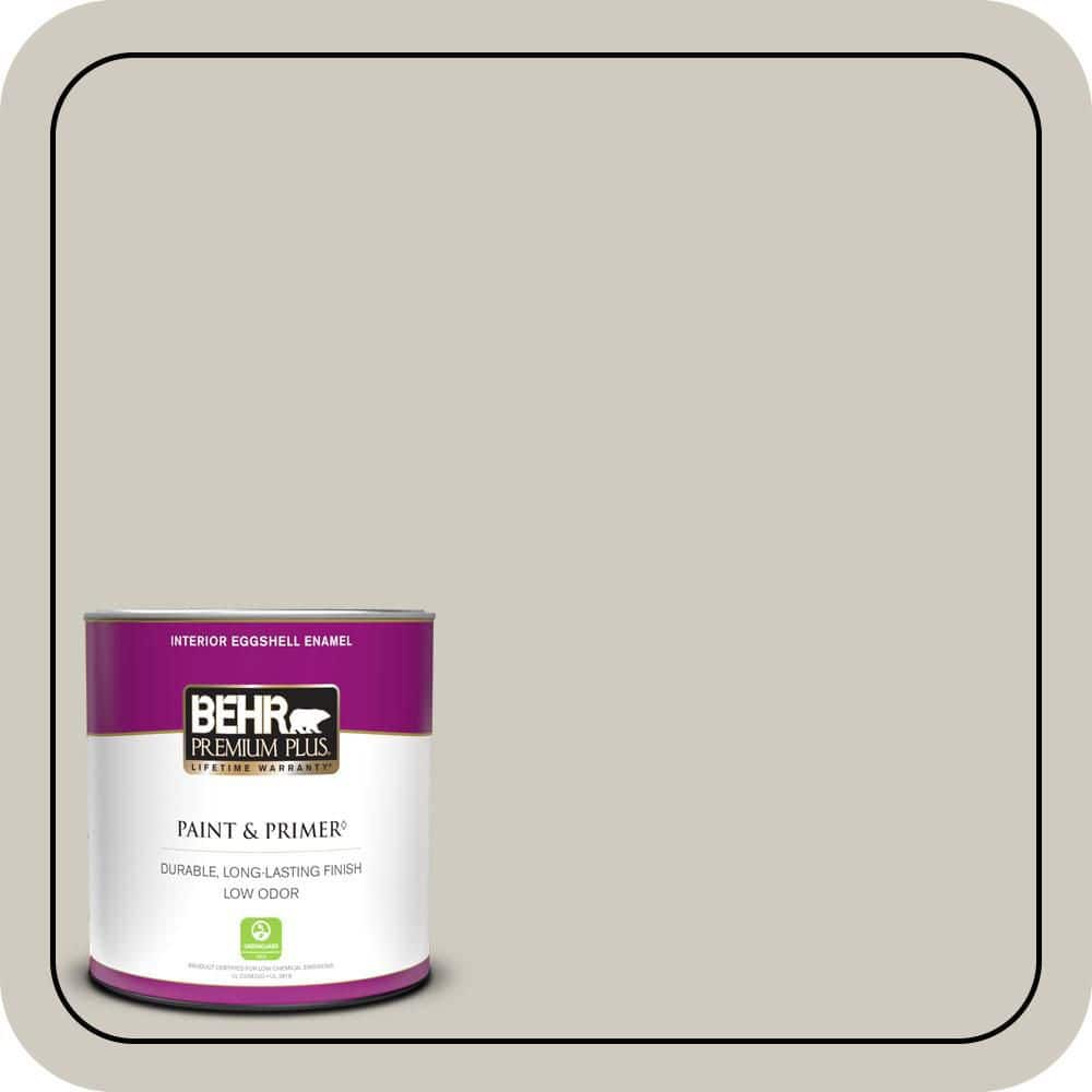 BEHR PREMIUM PLUS Designer Collection #DC-007 Tranquil Gray Enamel Low Odor & Primer (1)
