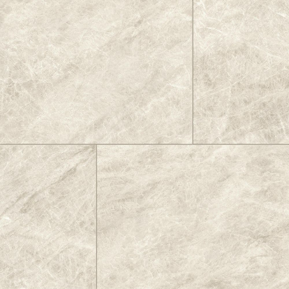 Corso Italia Taj Mahal Ivory Silk 24 in. x 48 in. Marble Look Porcelain Floor and Wall Tile (7.76 sq. ft./Each)