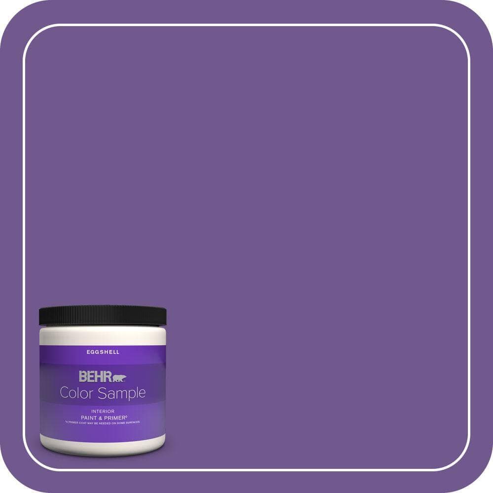 BEHR PREMIUM PLUS 8 oz. #P570-6 Classic Waltz Eggshell Enamel Interior Paint & Primer Color Sample
