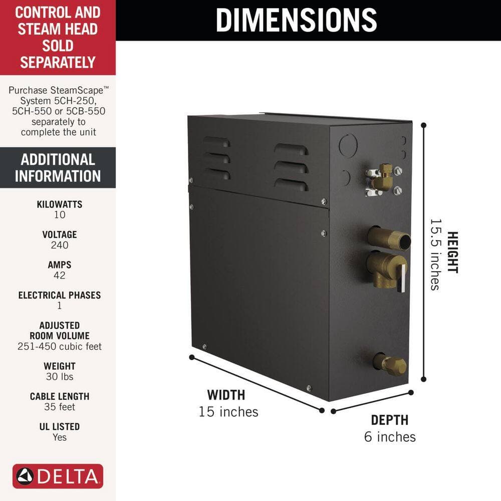 Delta SteamScape 10000-Watt Steam Generator (3)