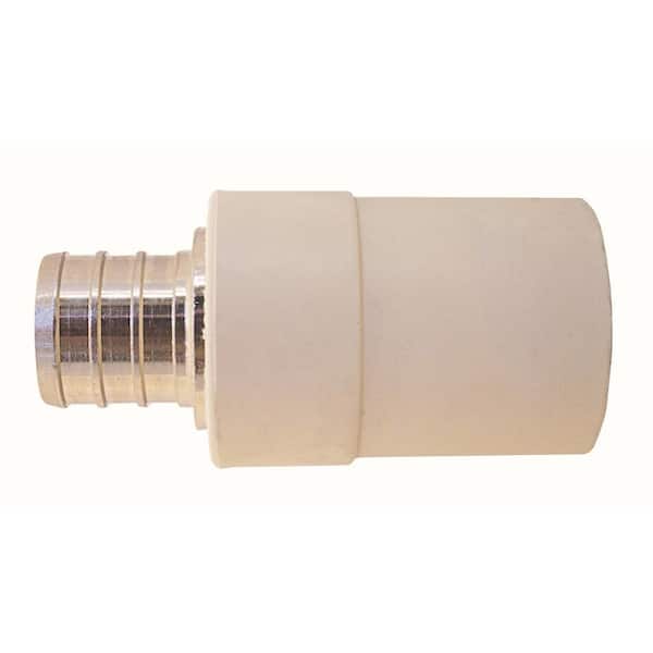 Apollo 3/4 in. Chrome Plated Brass PEX-B Barb x CPVC CTS Transition Coupling (2)