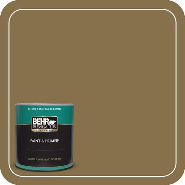 BEHR PREMIUM PLUS #350F-7 Wild Mushroom Enamel & Primer Color Sample (2)