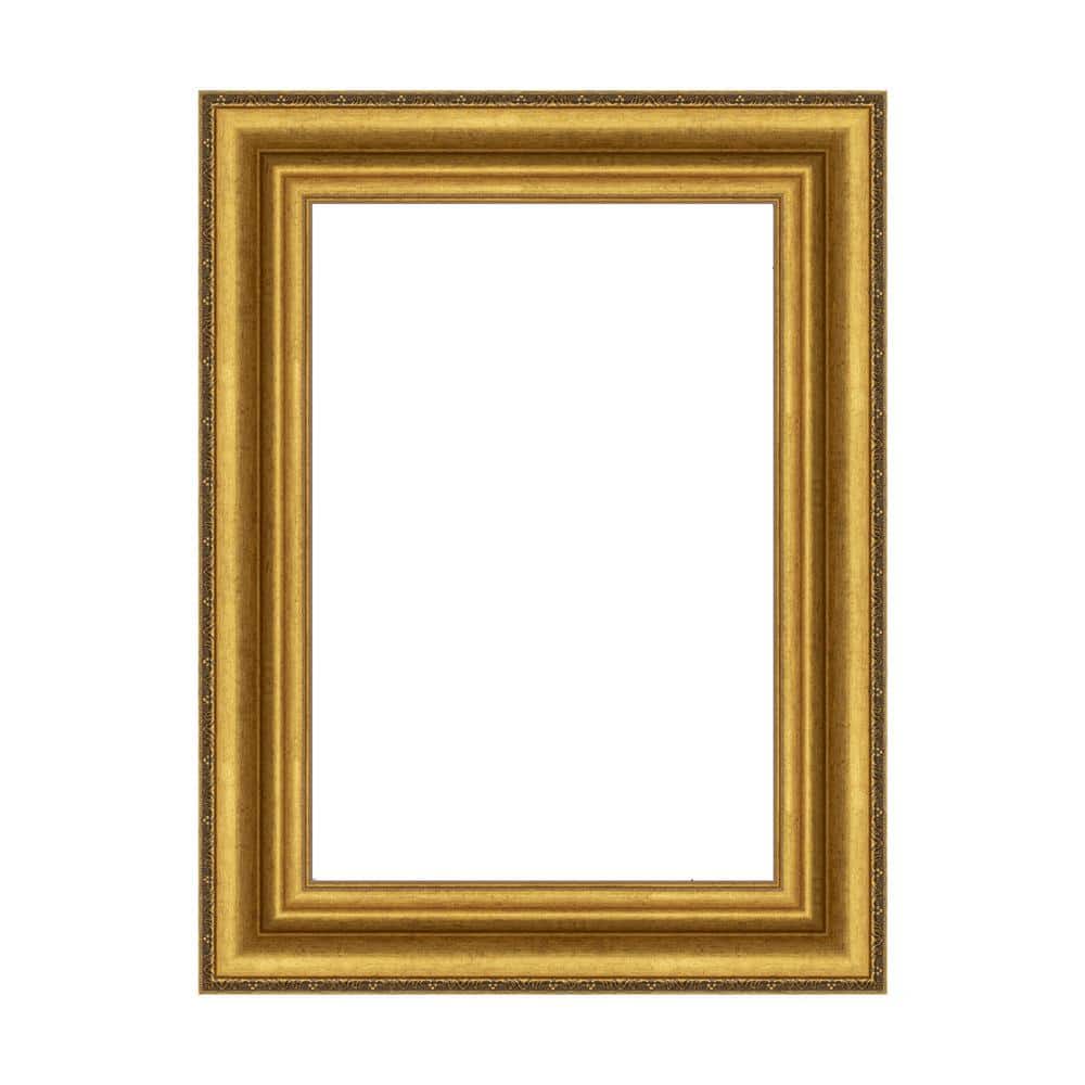 Amanti Art Mirror Makeover Parlor Gold 19.25 in. W x 25.25 in. H Bathroom Mirror Frame Border Kit-Fits a 18 x 24 Mirror (1)