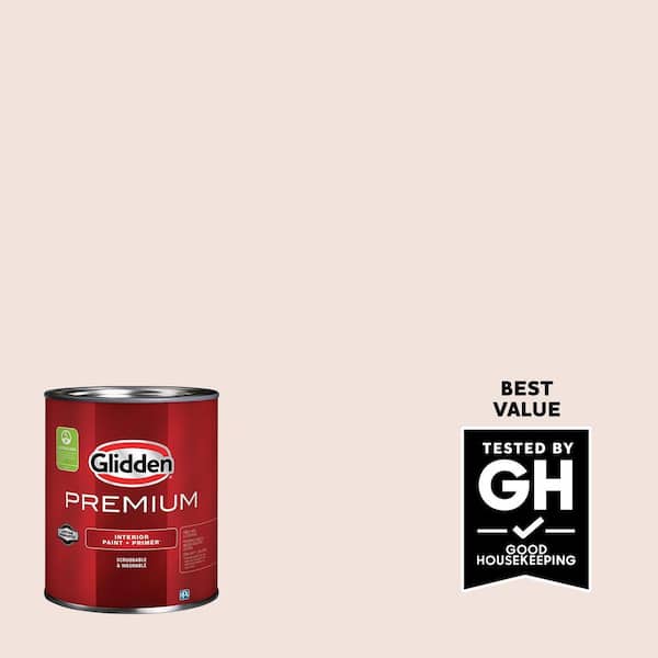 Glidden Premium 1 qt. PPG1191-2 Peach Tone Eggshell Interior Latex Paint (2)
