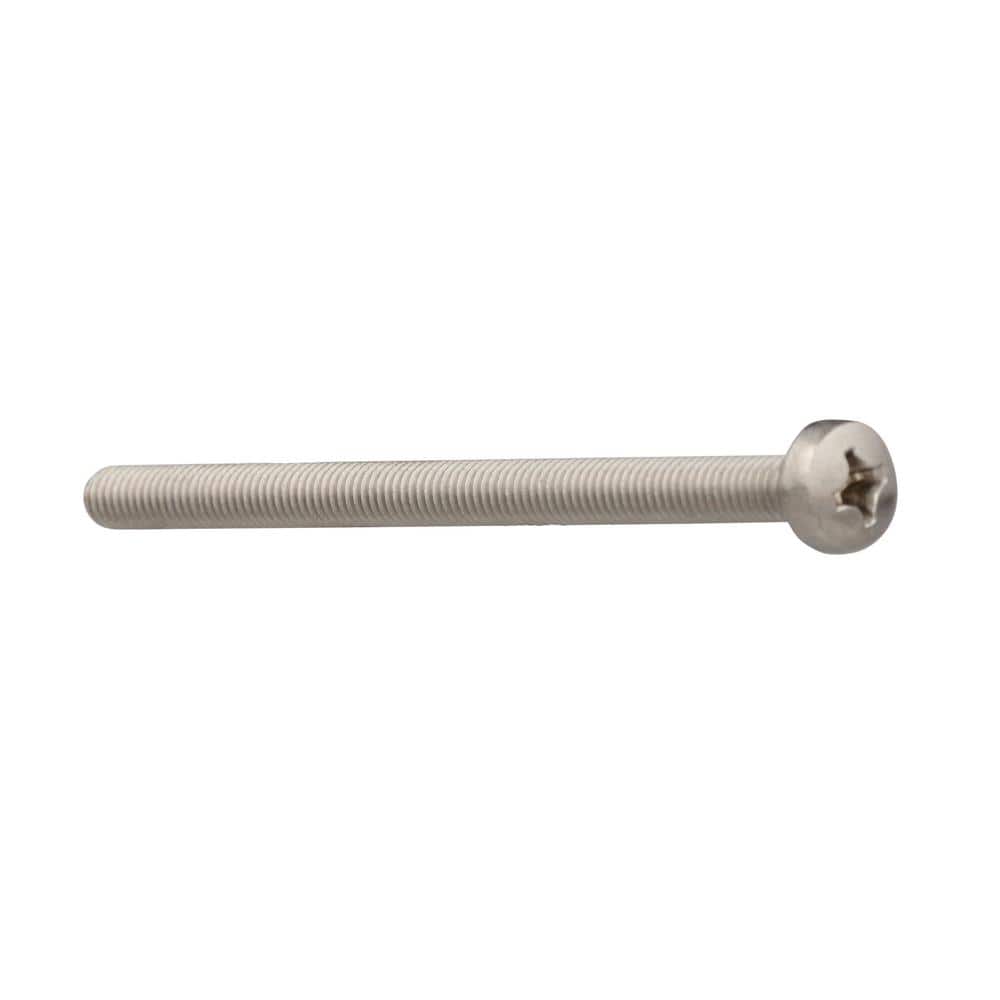 Everbilt M6-1.0 x 90 mm Phillips Pan Head Stainless Steel Machine Screw (3)
