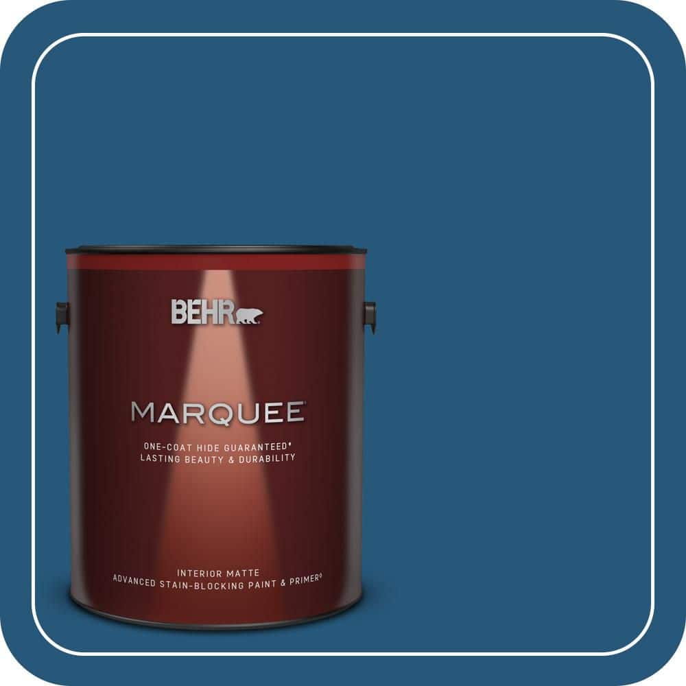 BEHR MARQUEE 1 gal. #S-H-560 Royal Breeze Matte Interior Paint & Primer