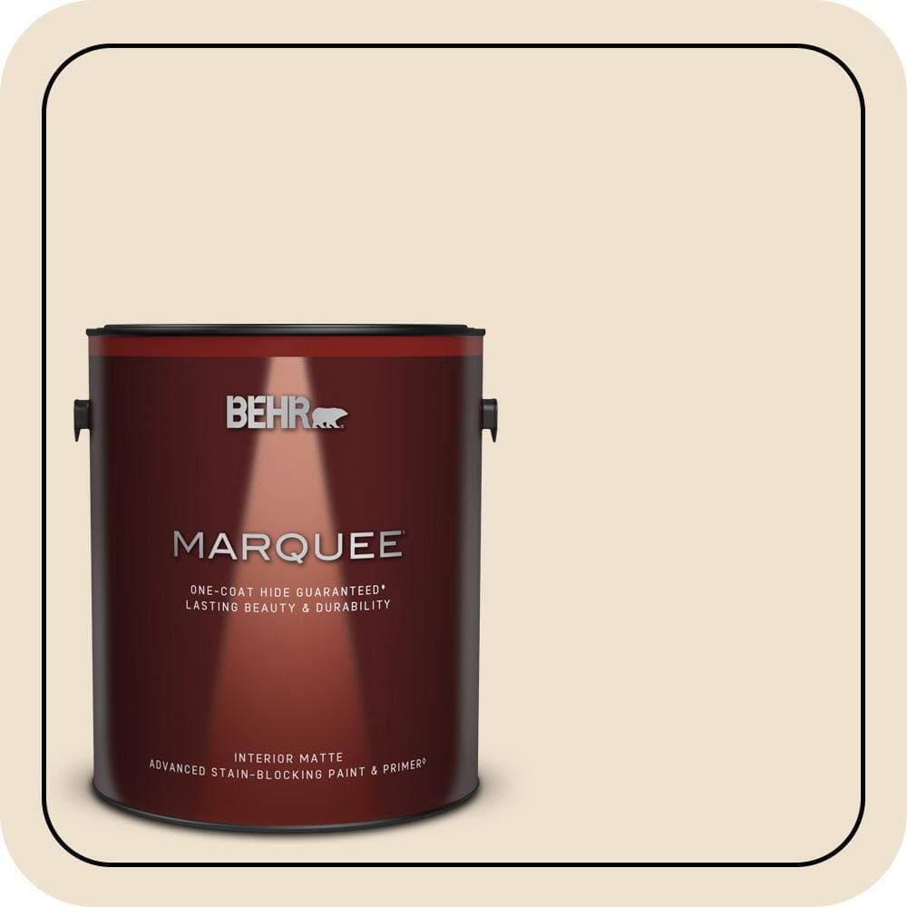 BEHR MARQUEE 1 gal. #S280-1 Buckwheat Flour Matte Interior Paint & Primer (1)