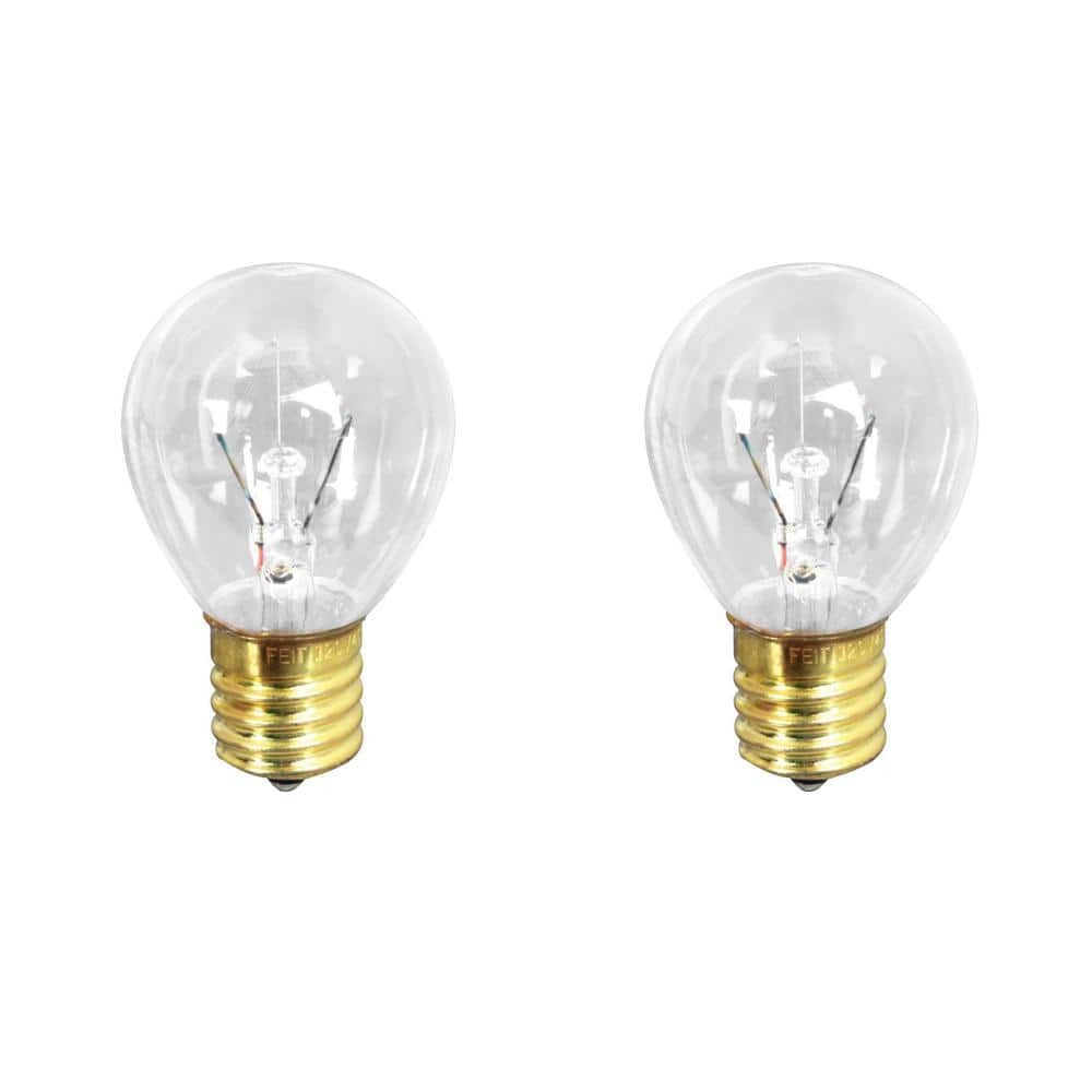 Feit Electric 40-Watt Soft White (2700K) S11 Intermediate E17 Base Dimmable Incandescent Light Bulb (2-Pack) (2)