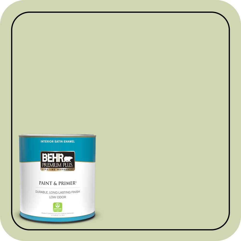 BEHR PREMIUM PLUS #M360-3 Avocado Whip Interior/Exterior Paint & Primer Color Sample (1)