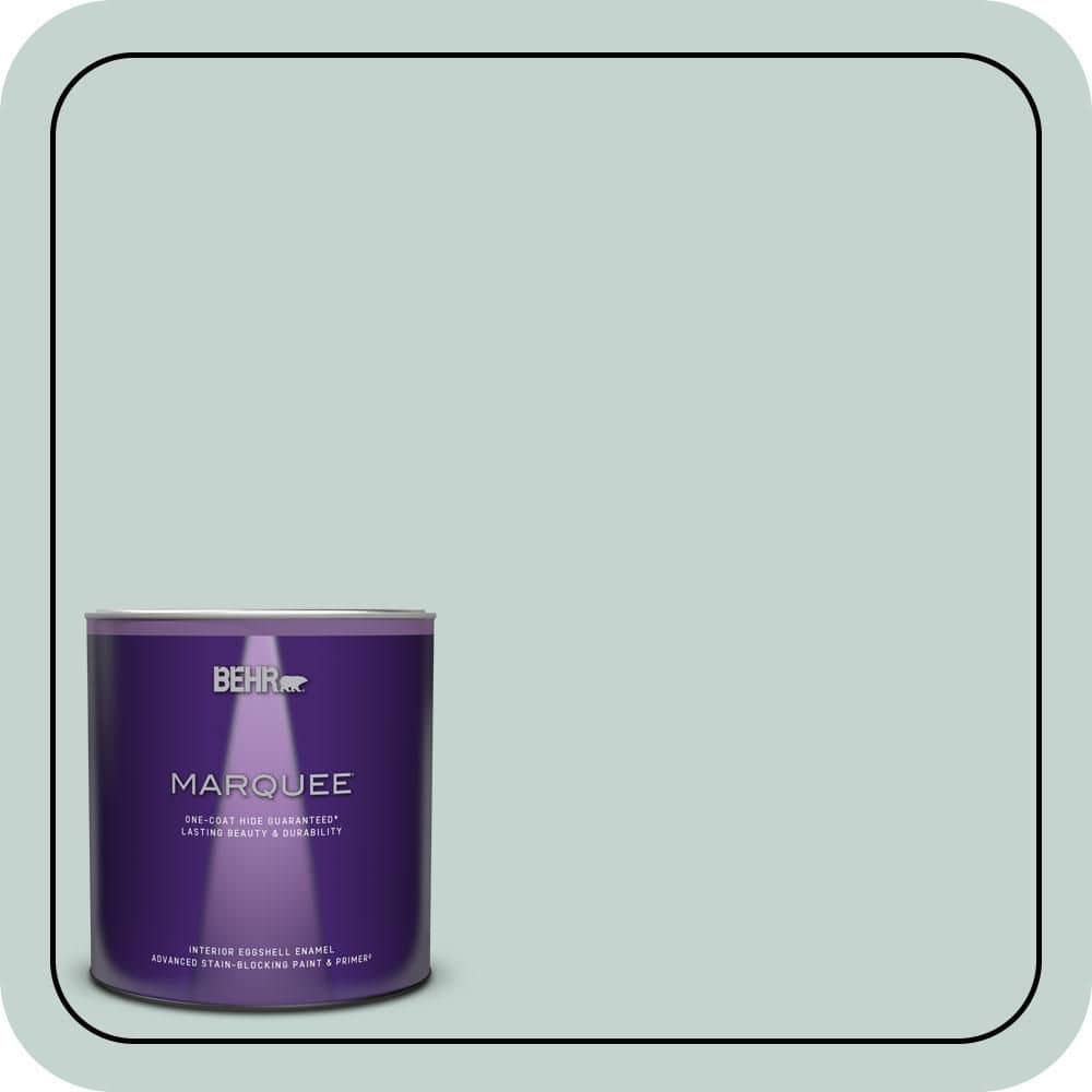 BEHR MARQUEE 1 qt. #490E-3 Celtic Gray Eggshell Enamel Interior Paint & Primer