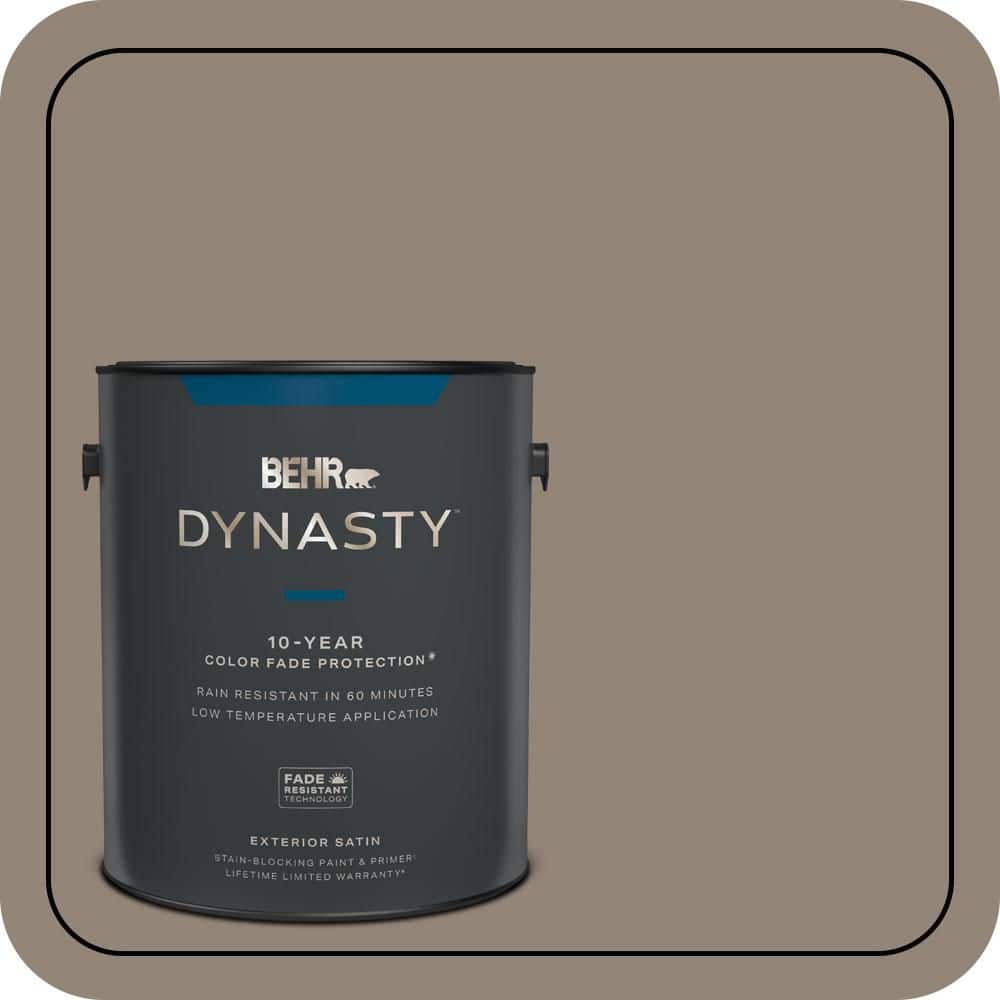 BEHR DYNASTY 1 gal. #N220-5 Ottertail Satin Enamel Exterior Stain-Blocking Paint & Primer