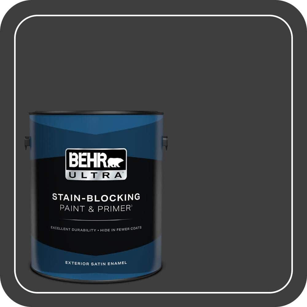 BEHR ULTRA 1 gal. #QE-64 Madison Avenue Satin Enamel Exterior Paint & Primer