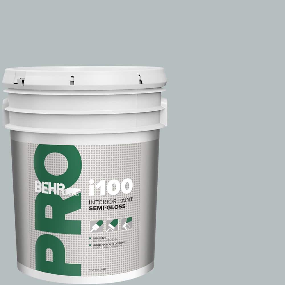 BEHR PRO 5 gal. #720E-3 Rocky Mountain Sky Semi-Gloss Interior Paint (1)